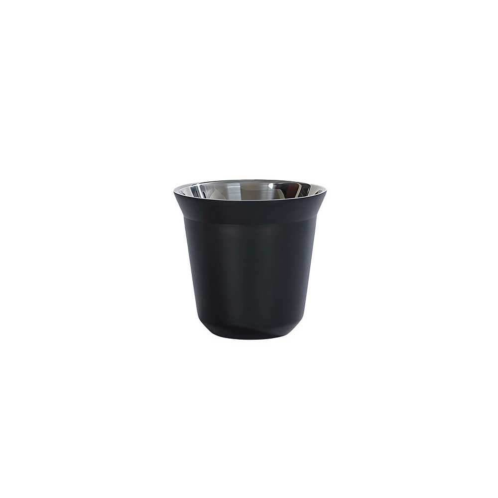 Wholesale Custom Logo 3oz Stainless Steel Double Wall Shot Glass - black