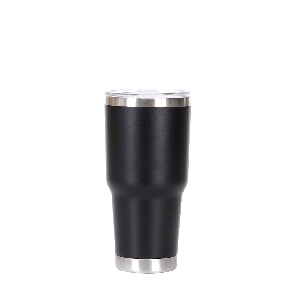 Wholesale Custom Logo 30oz Stainless Steel Travel Tumbler - black