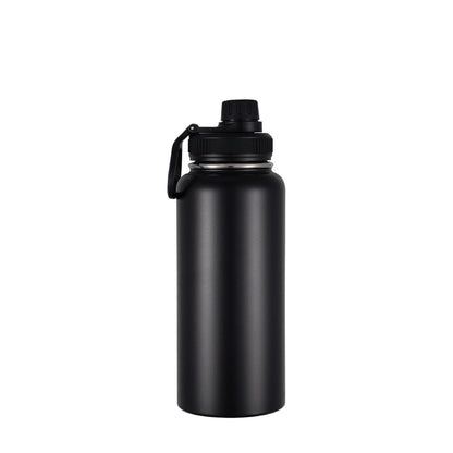 Wholesale Custom Logo 32oz Stainless Steel Sports Bottle - black
