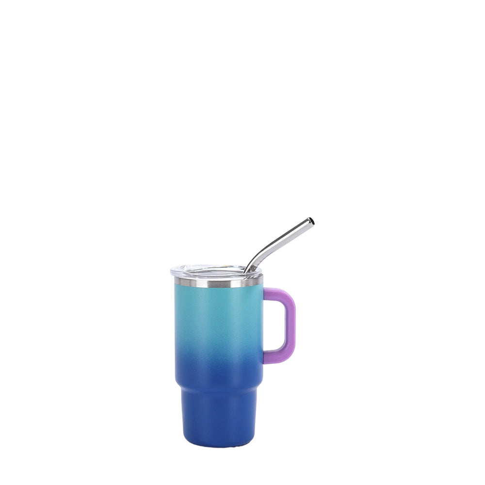 Wholesale Custom Logo 4oz Gradient Mini Handle Insulated Tumbler - blue