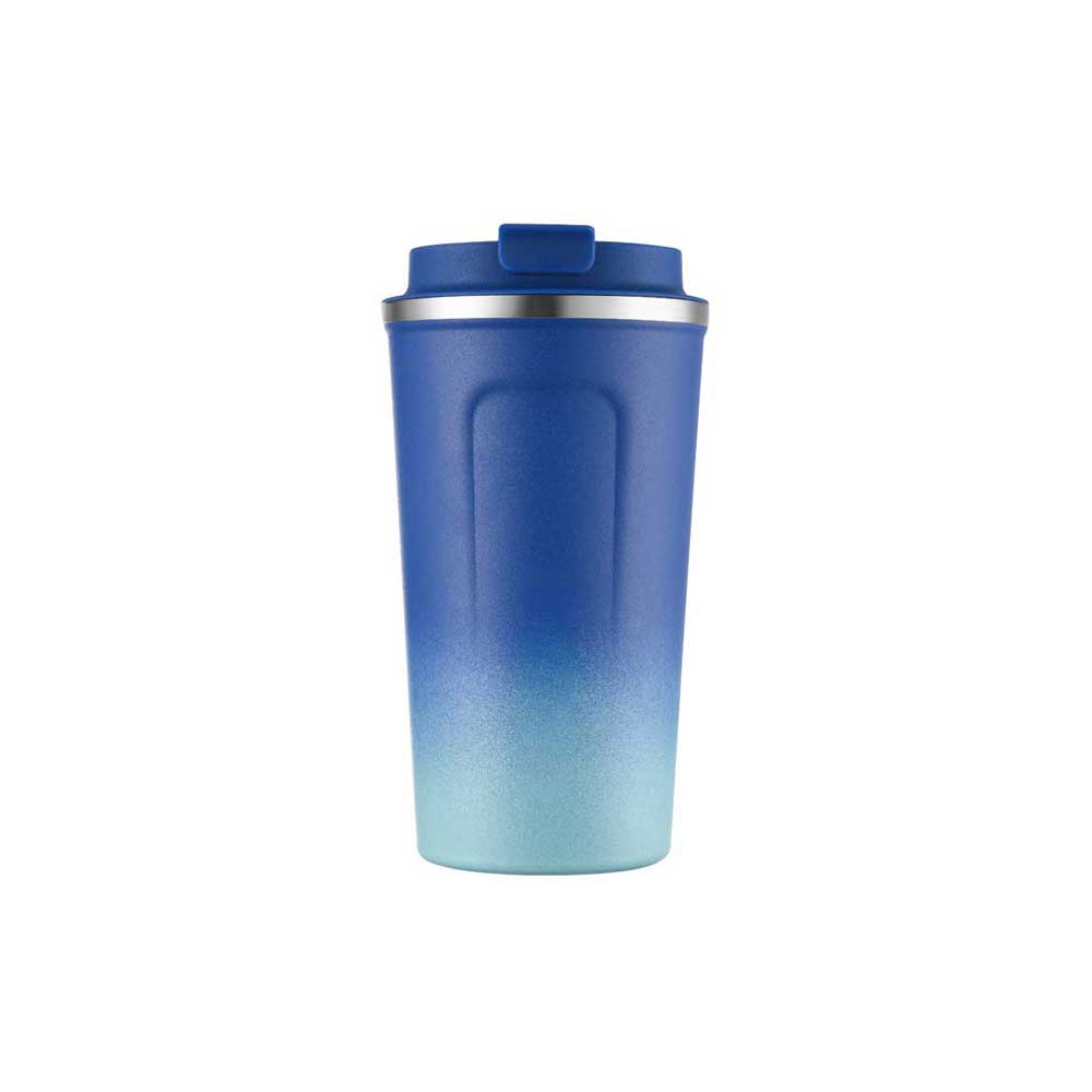 Wholesale Custom Logo 12oz Gradient Ombre Coffee Mug Tumbler - blue