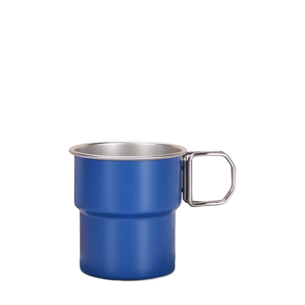 Wholesale Custom Logo 10oz Stainless Steel Camping Mug - blue