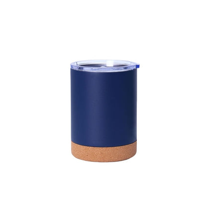 Wholesale Custom Logo 12oz Insulated Tumbler with Cork Base - blue