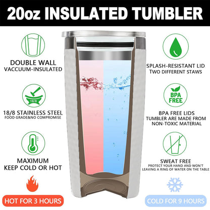 Best Dad by Par Custom Golf Tumbler with Kid Names – Personalized Father's Day Gift for Golfer Dad, Coach, or Grandpa – 20oz Laser Engraved Stainless Steel Cup
