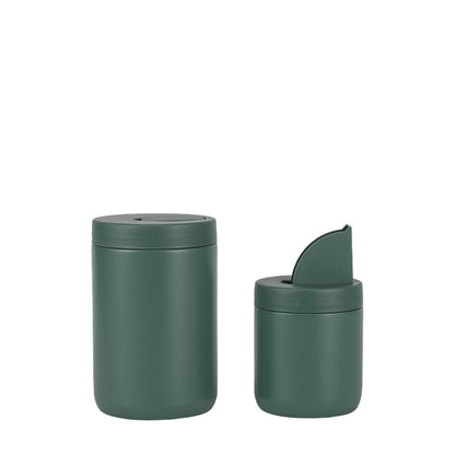 Wholesale Custom Logo 15oz 29oz Coffee Tea Canister Set - dark green