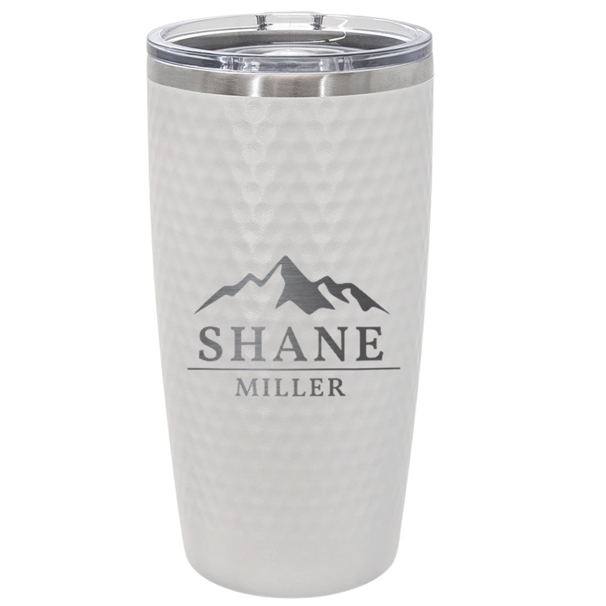 Personalized Mountain Name Tumbler – Custom Engraved 20oz Stainless Steel Adventure Cup for Hikers & Outdoor Lovers