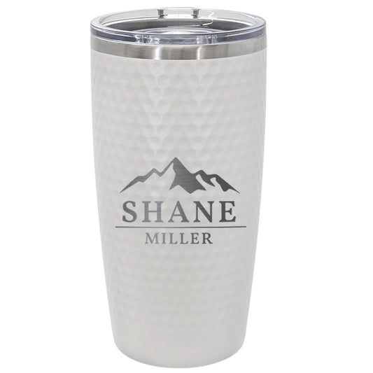 Personalized Mountain Name Tumbler – Custom Engraved 20oz Stainless Steel Adventure Cup for Hikers & Outdoor Lovers