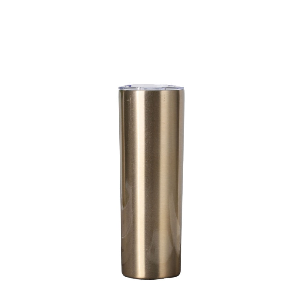Wholesale Custom Logo 20oz Slim Stainless Steel Tumbler - gold