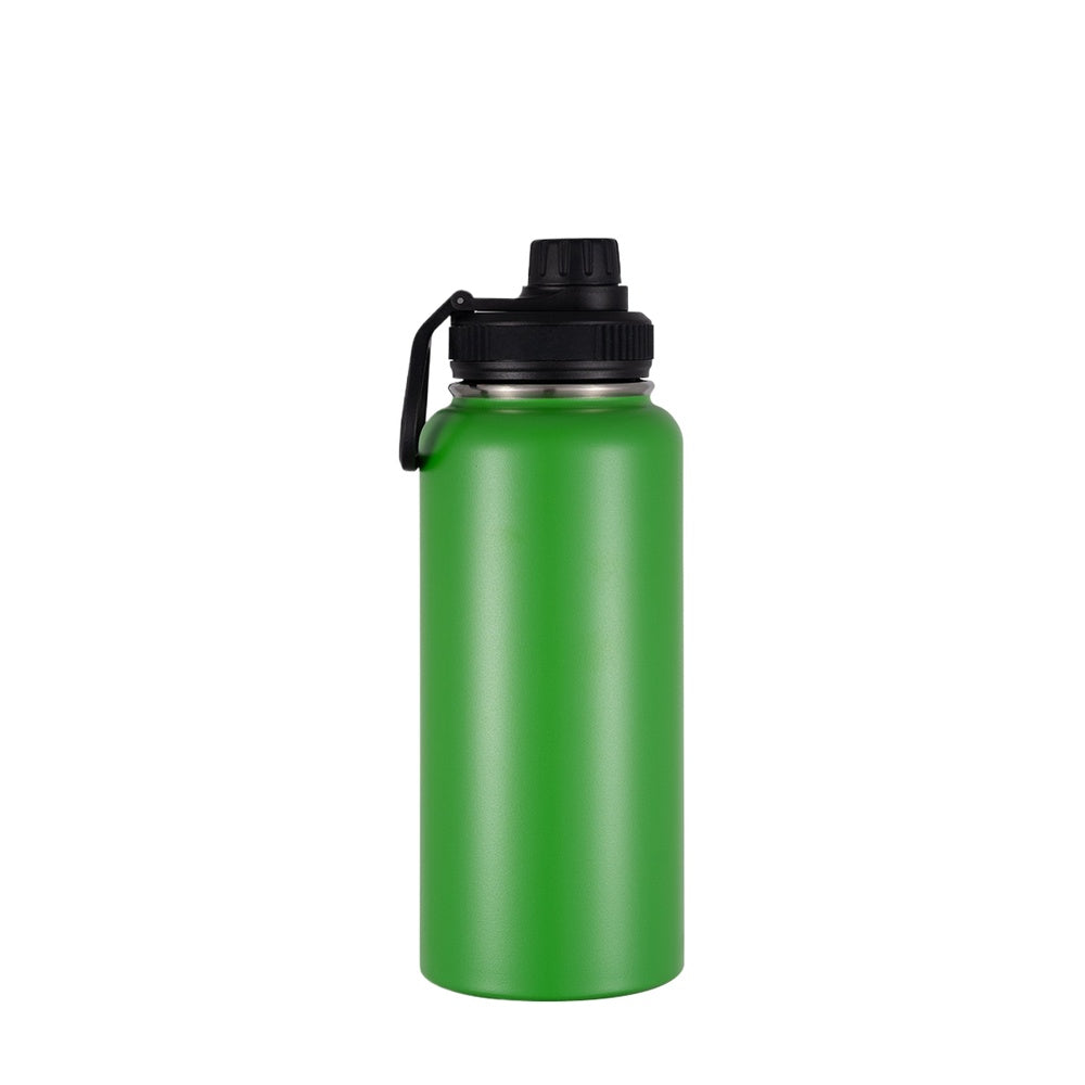 Wholesale Custom Logo 32oz Stainless Steel Sports Bottle - green