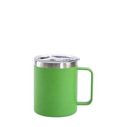 Wholesale Custom Logo 12oz Stainless Steel insulated Coffee Mug - green