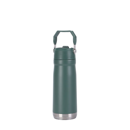 Wholesale Custom Logo 22oz Carry Handle Water Bottle - green