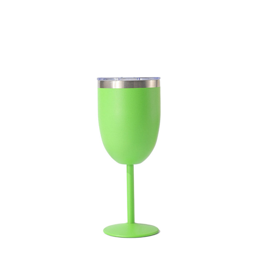 Wholesale Custom Logo 12oz Stainless Steel Wine Tumbler - green