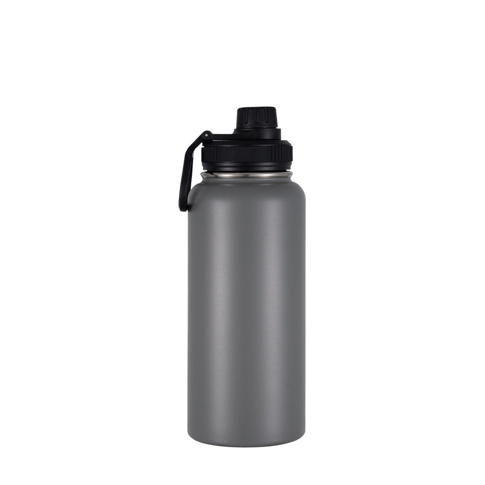 Wholesale Custom Logo 32oz Stainless Steel Sports Bottle - grey