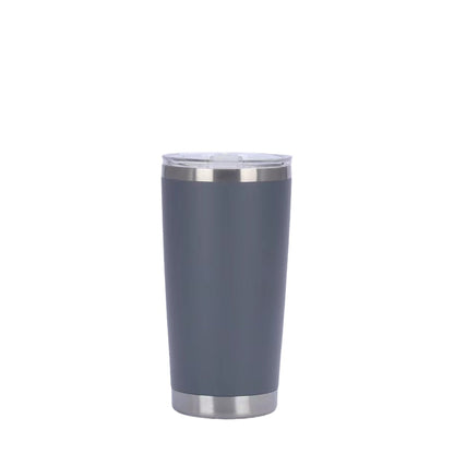 Wholesale Custom Logo 20oz Stainless Steel Travel Tumbler - grey