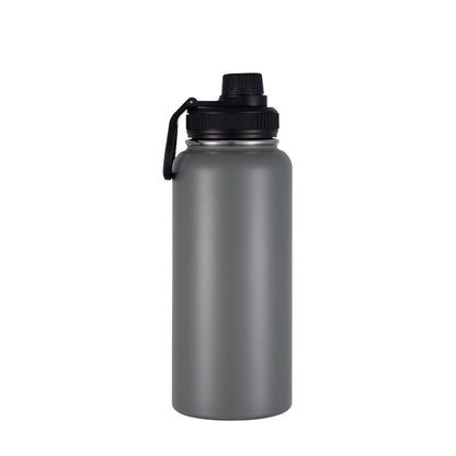 Wholesale Custom Logo 40oz Stainless Steel Water Bottle - grey