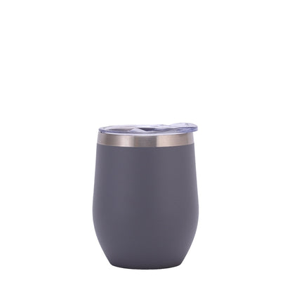 Wholesale Custom Logo 12oz Stemless Wine Tumbler - grey