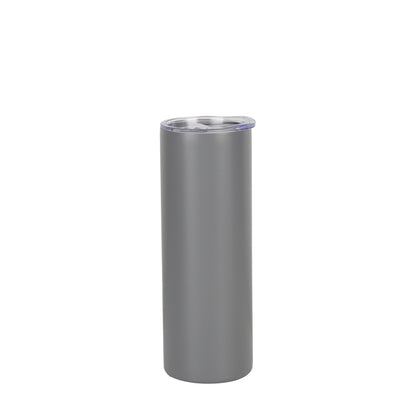 Wholesale Custom Logo 20oz Slim Stainless Steel Tumbler - grey