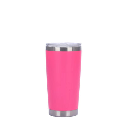 Wholesale Custom Logo 20oz Stainless Steel Travel Tumbler - hot pink