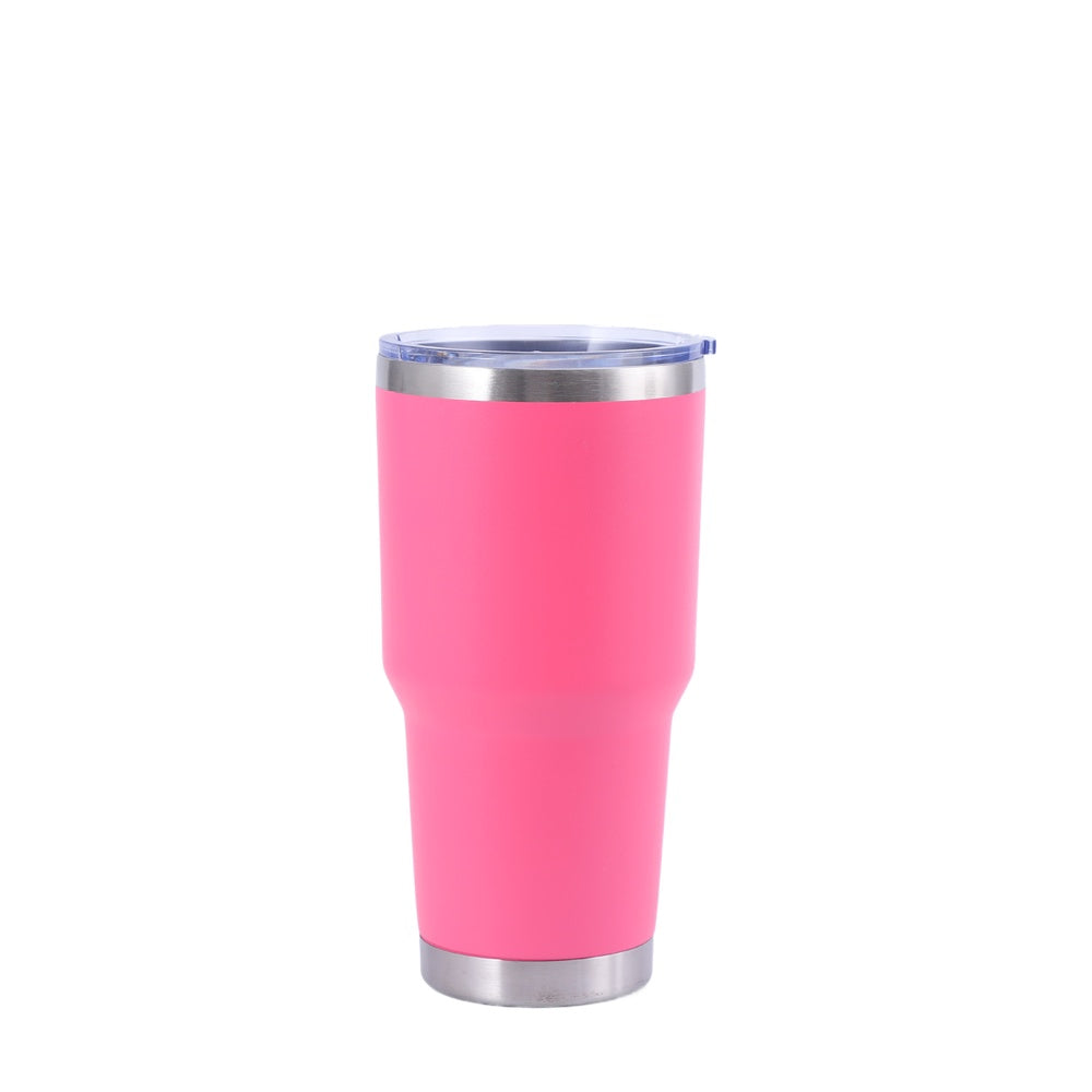Wholesale Custom Logo 30oz Stainless Steel Travel Tumbler - hot pink
