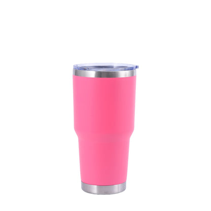 Wholesale Custom Logo 30oz Stainless Steel Travel Tumbler - hot pink