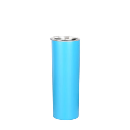 Wholesale Custom Logo 20oz Slim Stainless Steel Tumbler - light blue