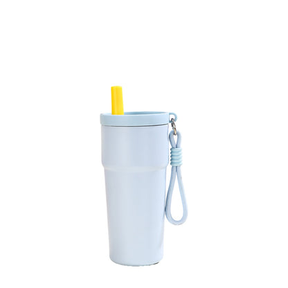 Wholesale Custom Logo 17oz Colorblock Stainless Steel Tumbler - light blue