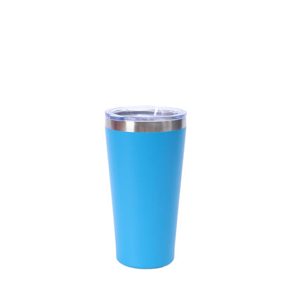 Wholesale Custom Logo 16oz Stainless Steel Pint Tumbler - light blue