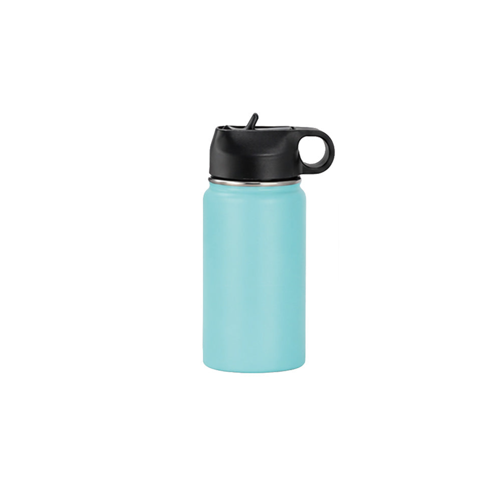 Wholesale Custom Logo 12oz Stainless Steel Water Bottle with Flip Straw - mint-green