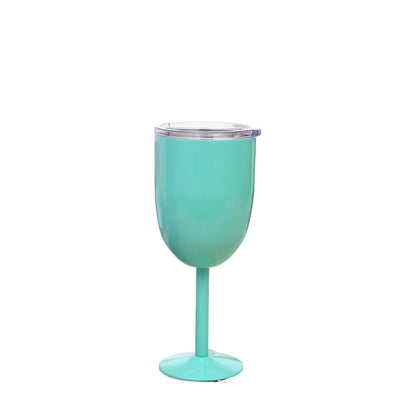 Wholesale Custom Logo 10oz Stainless Steel Wine Tumbler - mint green