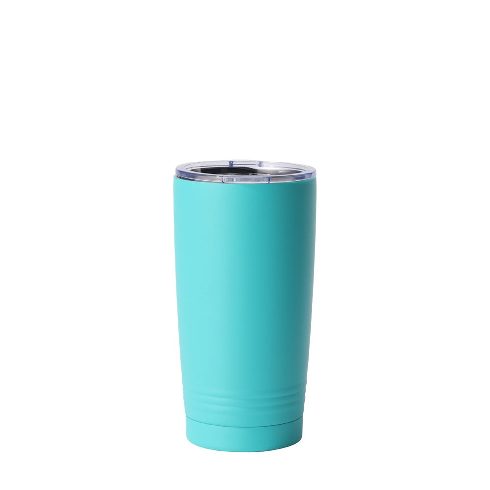 Wholesale Custom Logo 20oz Ribbed Base Stainless Steel Tumbler - mint green