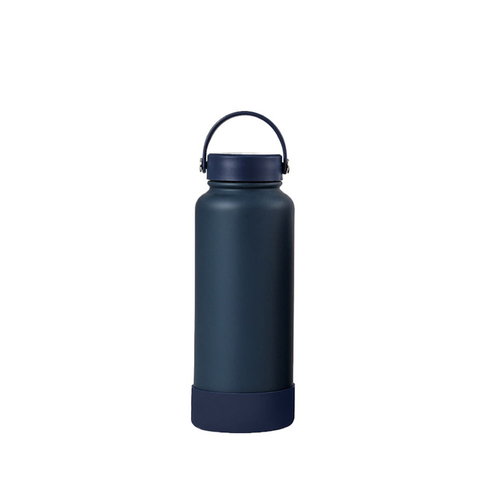 Wholesale Custom Logo Large 34oz Stainless Steel Water Bottle - navy-blue