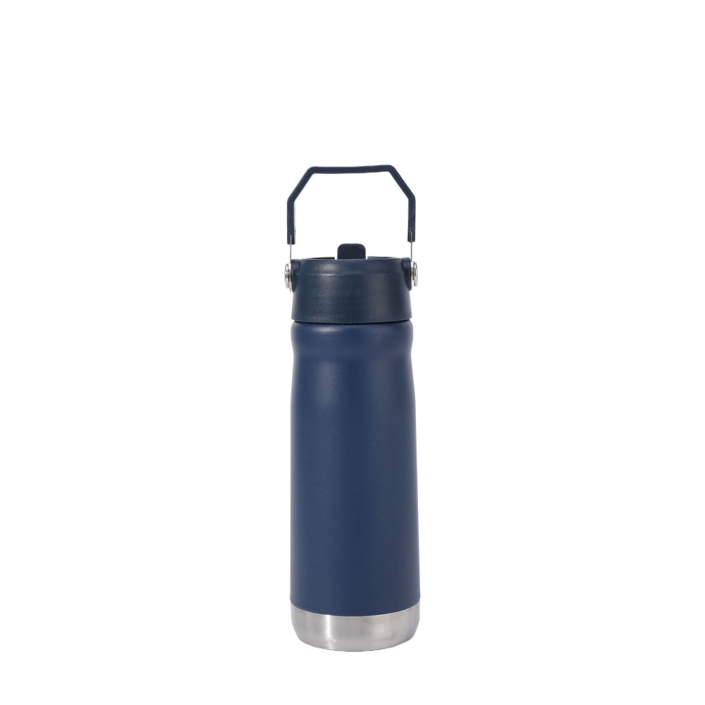 Wholesale Custom Logo 22oz Carry Handle Water Bottle - navy blue