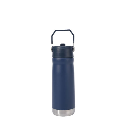 Wholesale Custom Logo 22oz Carry Handle Water Bottle - navy blue