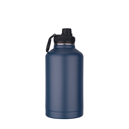 Wholesale Custom Logo 64oz Large Stainless Steel Water Bottle - navy blue