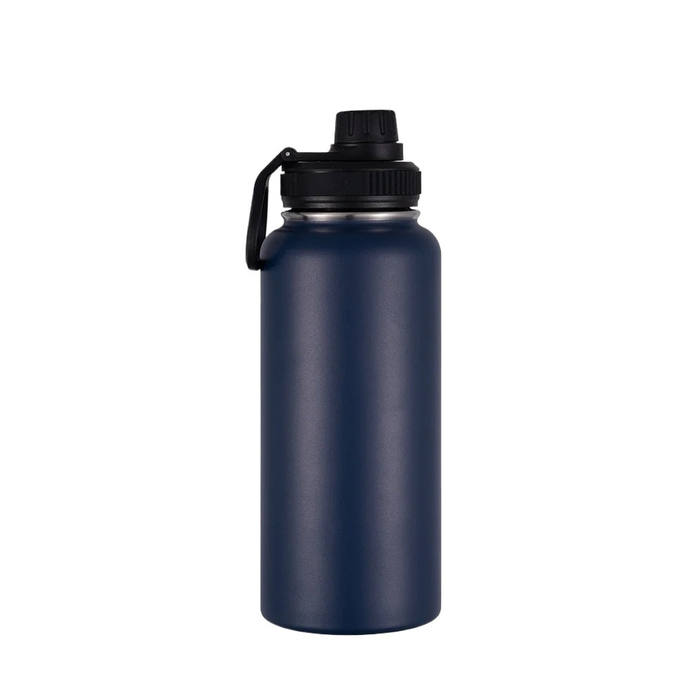 Wholesale Custom Logo 40oz Stainless Steel Water Bottle - navy blue