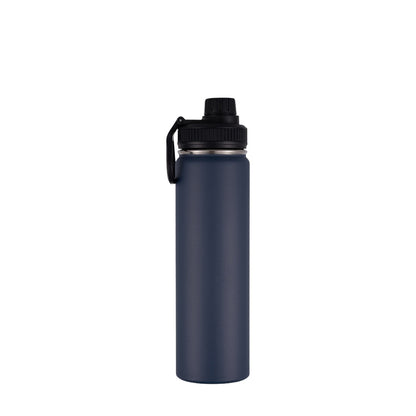 Wholesale Custom Logo 22oz Stainless Steel Sports Bottle - navy blue