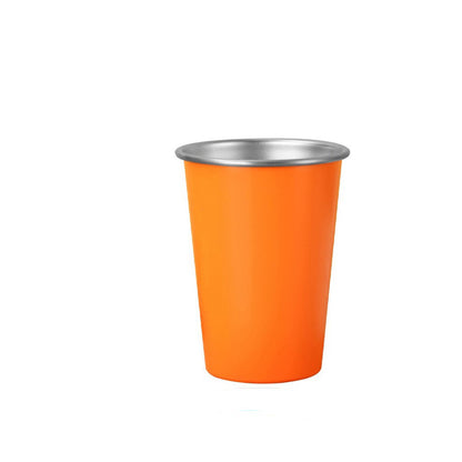 Wholesale Custom Logo 17oz Stainless Steel Reusable Party Cup - orange