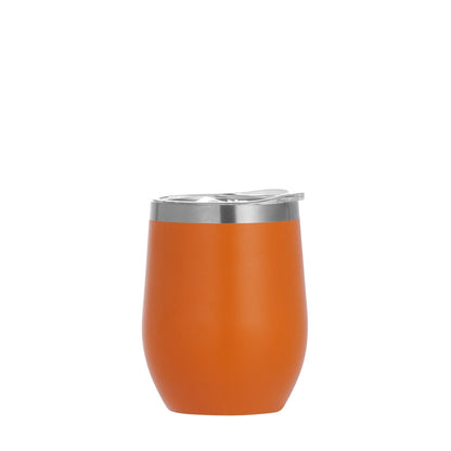Wholesale Custom Logo 12oz Stemless Wine Tumbler - orange