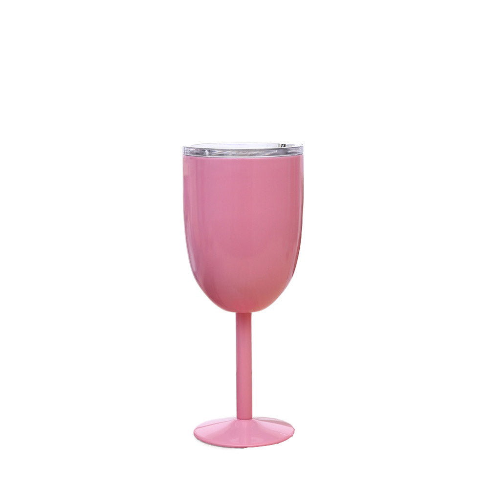Wholesale Custom Logo 10oz Stainless Steel Wine Tumbler - pink