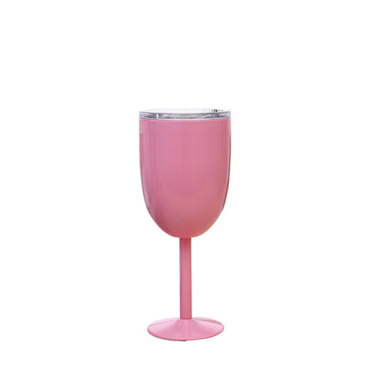 Wholesale Custom Logo 10oz Stainless Steel Wine Tumbler - pink