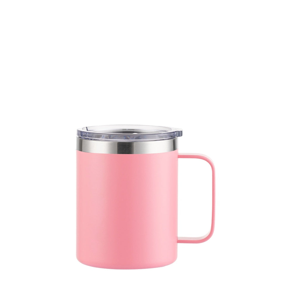 Wholesale Custom Logo 12oz Stainless Steel insulated Coffee Mug - pink