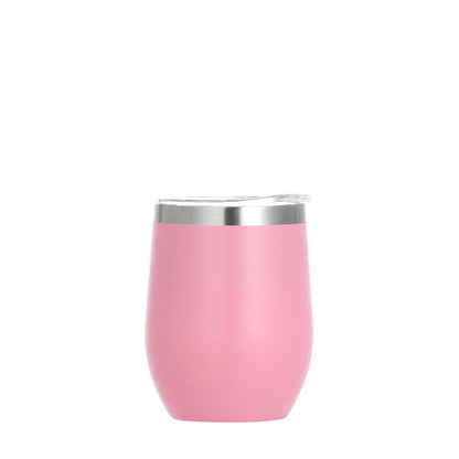 Wholesale Custom Logo 12oz Stemless Wine Tumbler - pink