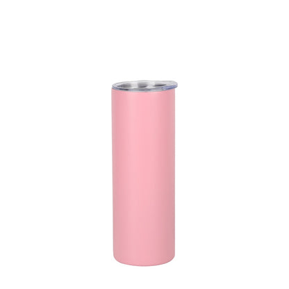 Wholesale Custom Logo 20oz Slim Stainless Steel Tumbler - pink