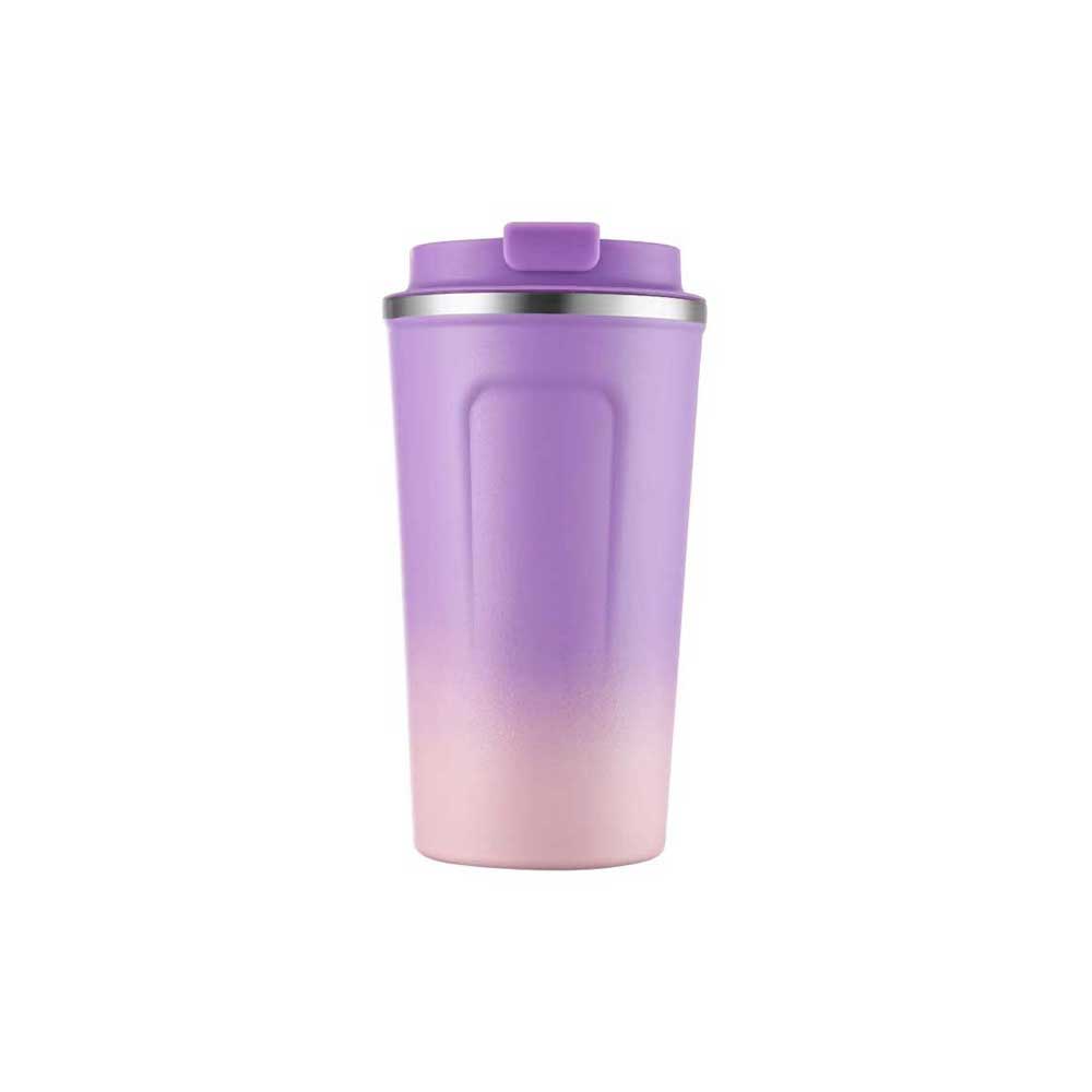 Wholesale Custom Logo 12oz Gradient Ombre Coffee Mug Tumbler - purple
