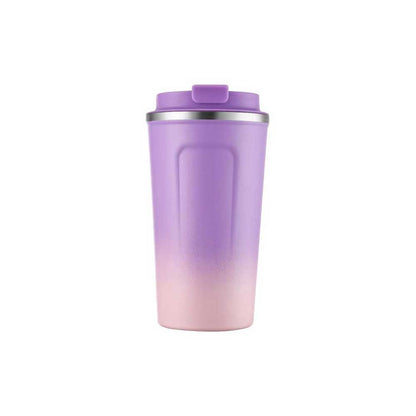 Wholesale Custom Logo 12oz Gradient Ombre Coffee Mug Tumbler - purple