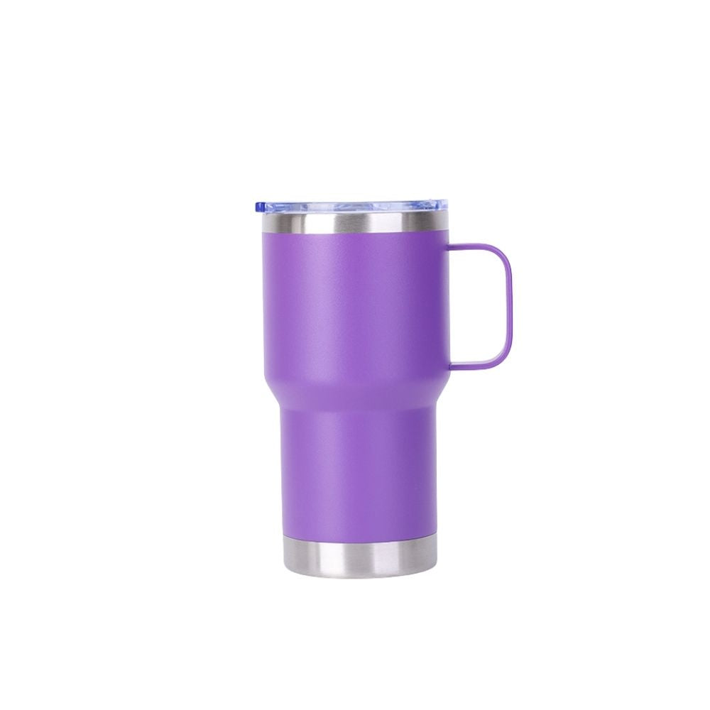 Wholesale Custom Logo 20oz Handle Insulated Travel Mug - purple