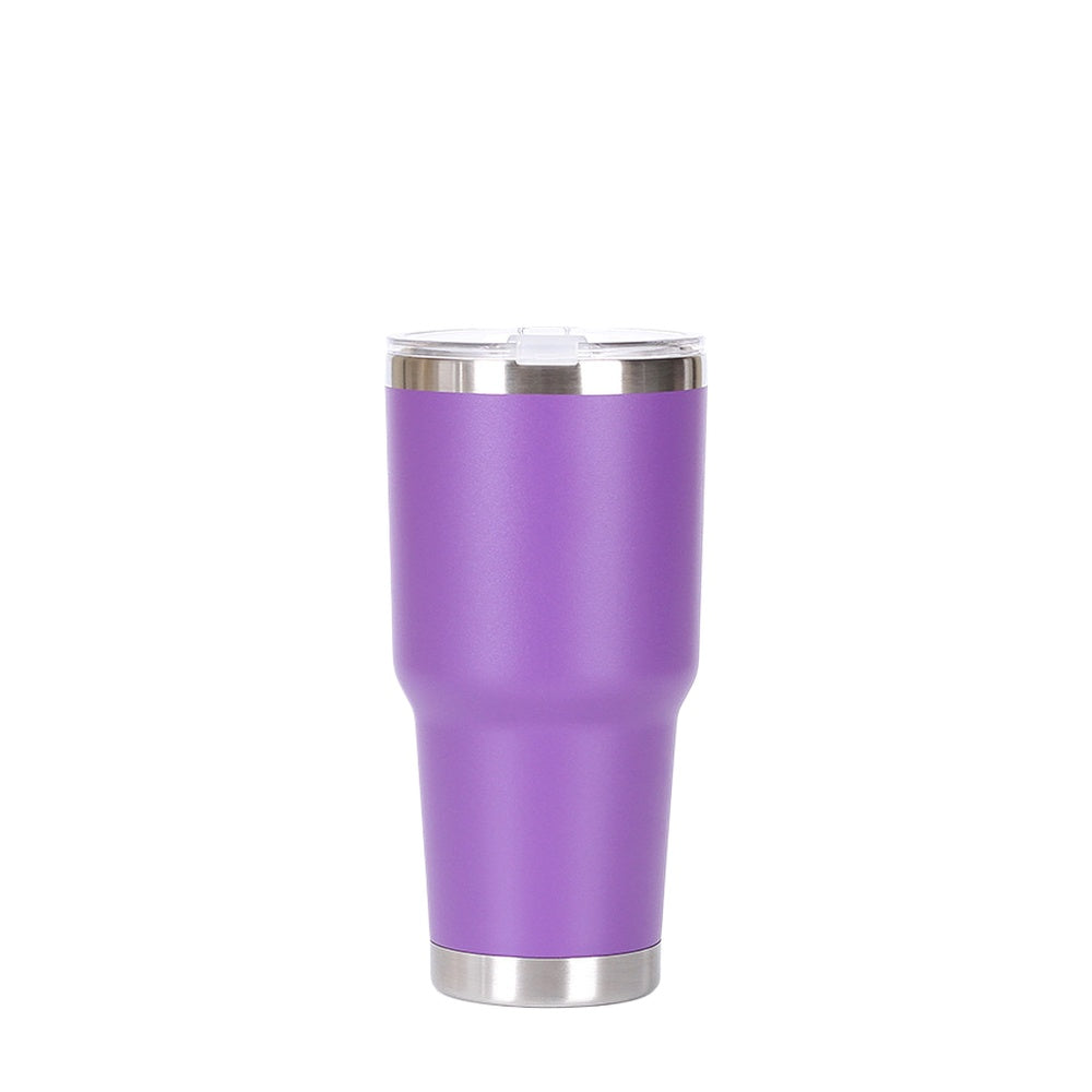 Wholesale Custom Logo 30oz Stainless Steel Travel Tumbler - purple