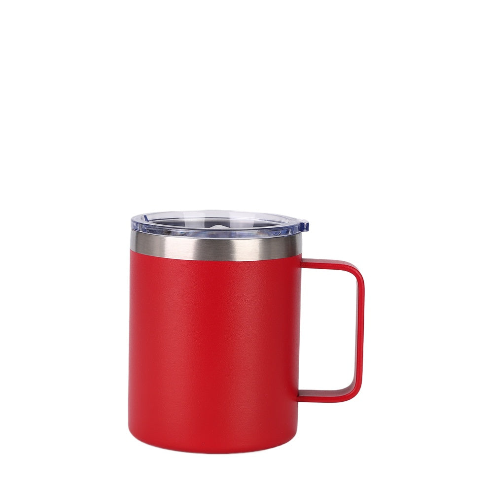 Wholesale Custom Logo 12oz Stainless Steel insulated Coffee Mug - red