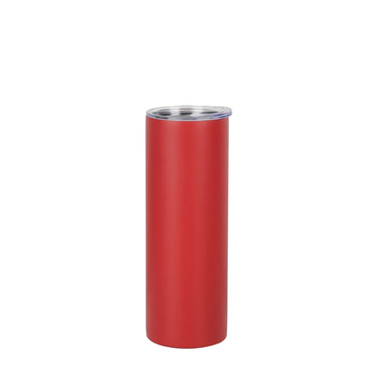 Wholesale Custom Logo 20oz Slim Stainless Steel Tumbler - red