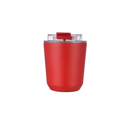 Wholesale Custom Logo 9oz Insulated Travel Tumbler with Flip-Top Lid - red